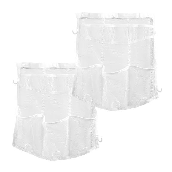 2-Pack: Casa Via Hanging Mesh Shower Organizer