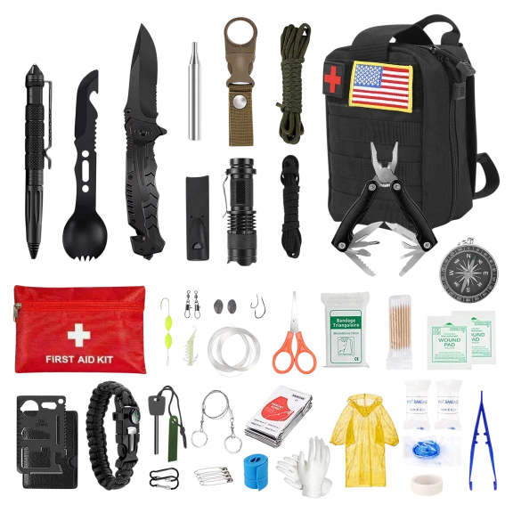 Fresh Fab Finds 47-Piece Emergency Nature Survival Kit
