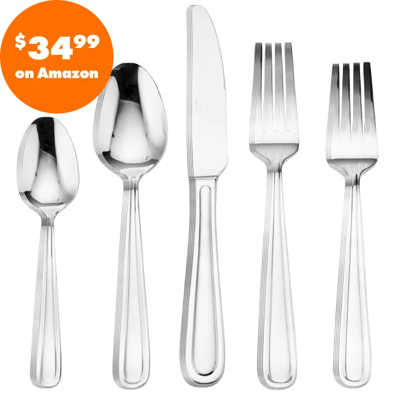 Mikasa Living Kelby 20-Piece Flatware Set