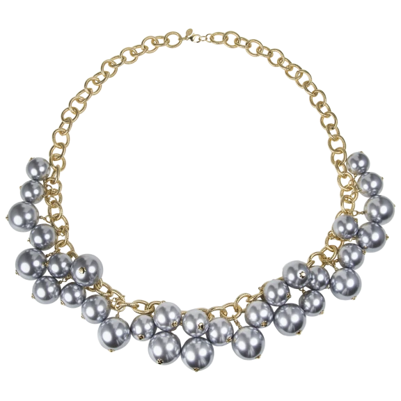 Kenneth Jay Lane Dancing Bead/Chain Necklaces