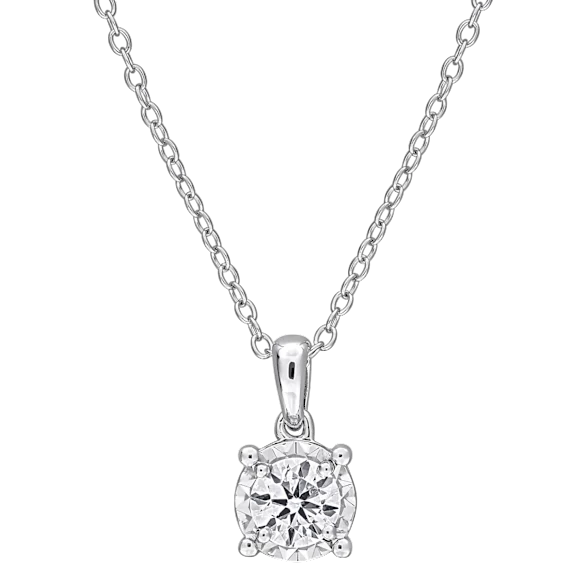The Lab-Grown Diamond Solitaire Pendant