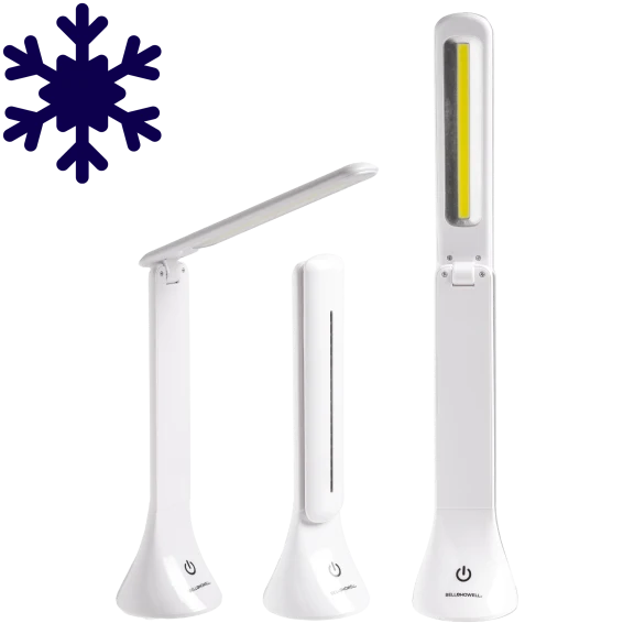 3-Pack: Bell & Howell Power Table Lamps