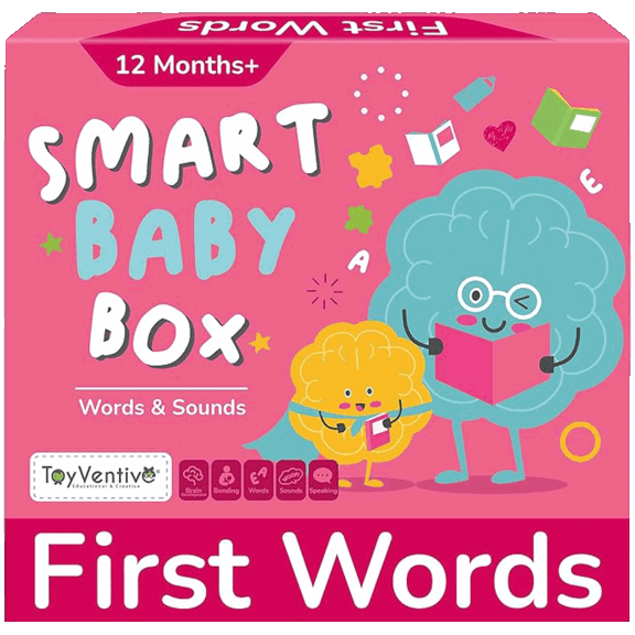 Toyventive Toddler's First Words Smart Baby Box Learning Set