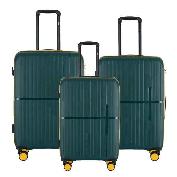 Mirage Luggage GALA 3-Piece Hardshell Dual Spinner Luggage Set