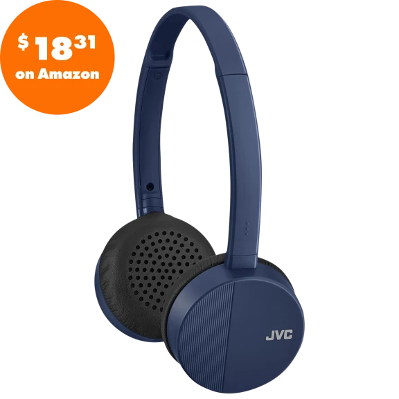 JVC On Ear Bluetooth Fold Flat Headphones