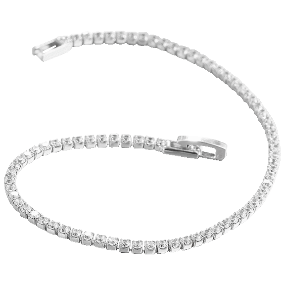 Golden NYC Jewelry Plated CZ Classic Tennis Bracelet