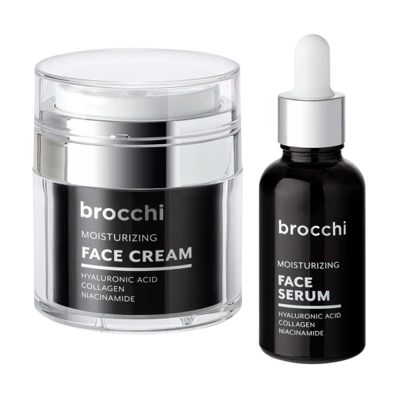 Brocchi Hyaluronic Acid Face Cream & Serum Set