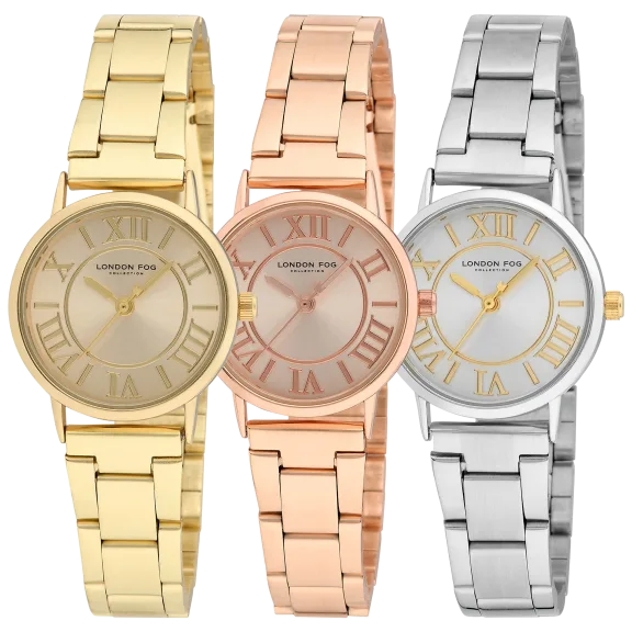 London Fog Women's Albans Link Watch
