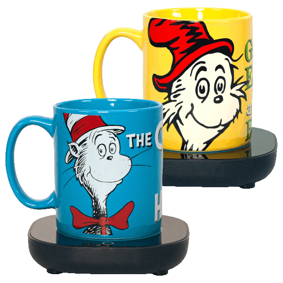 2-Pack: Dr Seuss Mug and Mug Warmer Set
