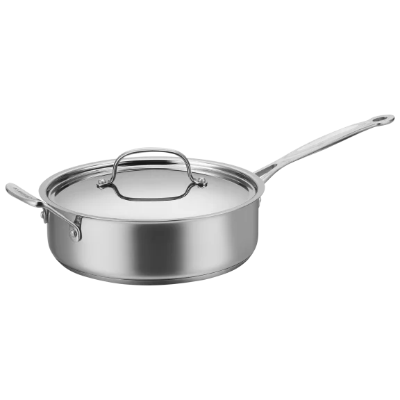 Cuisinart 3-Quart Stainless Steel Saute Pan with Helper Handle and Lid