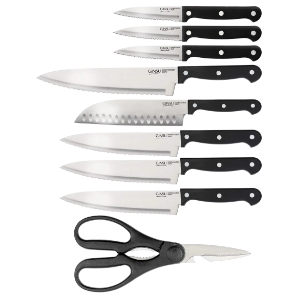 Ginsu Kiso 9-Piece Knife Bundle
