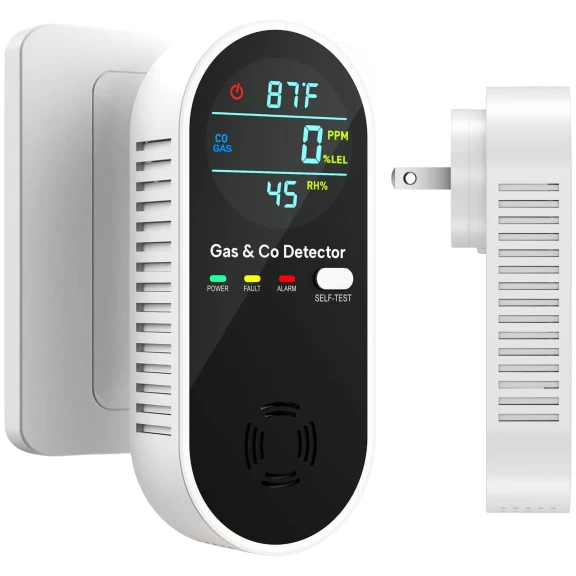 Hakol 4-In-1 Upgraded Natural Gas Leak & Carbon Monoxide Detector