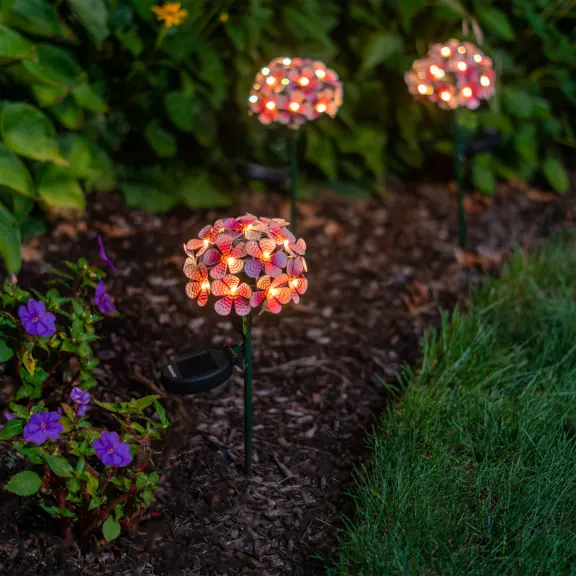 Touch of ECO 16" Garden Deco Solar Power LED Floralite Light