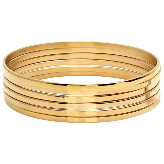 18K Gold Plated Bangles