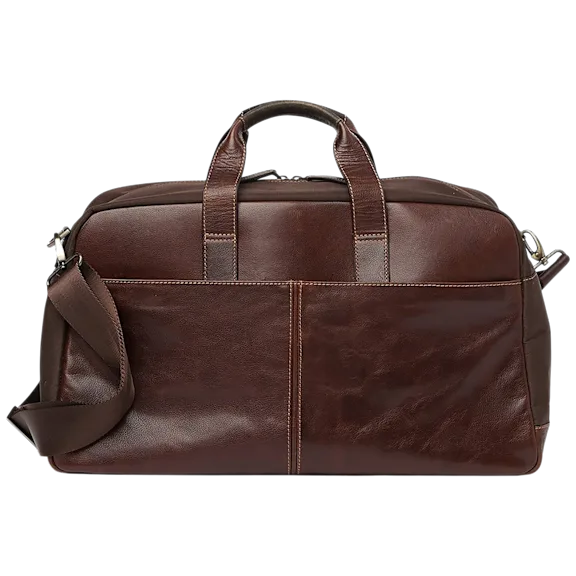 The Refined Leather Travel Duffle
