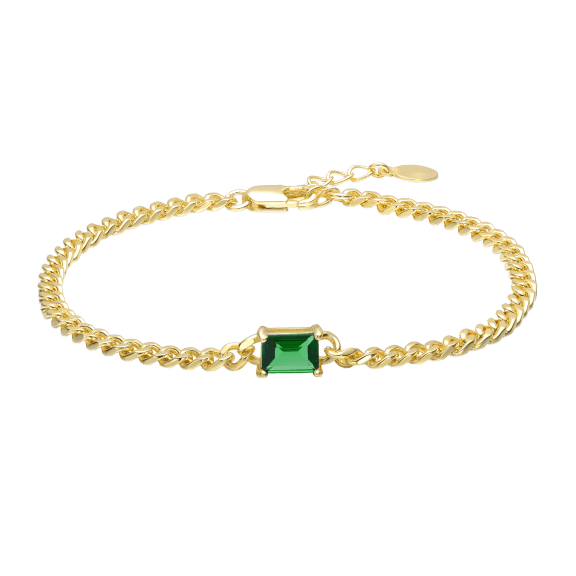 The Pop of Green Bracelet
