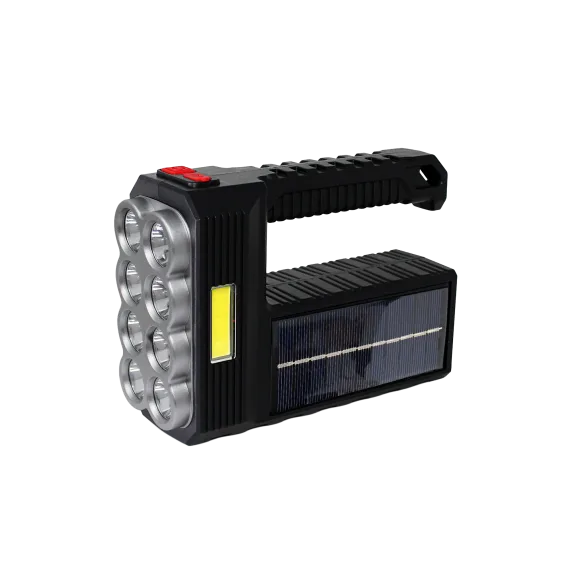 Adurance 2-In-1 Tactical Solar Rechargeable Flashlight & Task Light