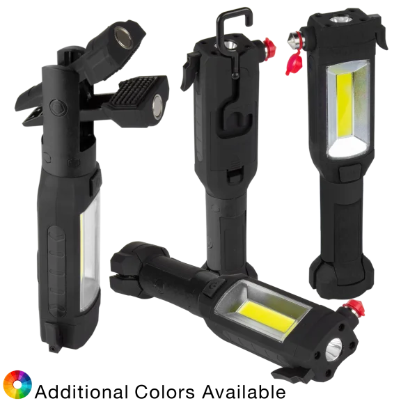 4-Pack: SecureBrite 9-in-1 Emergency Auto Tool with Flashlight