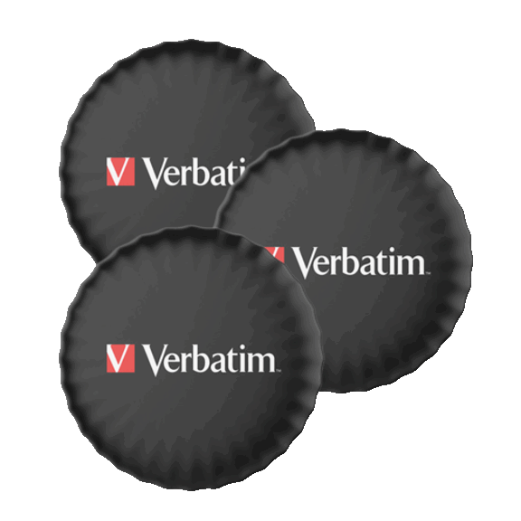 3-Pack: Verbatim My Finder Bluetooth Coin Tracker (Works with Find My)