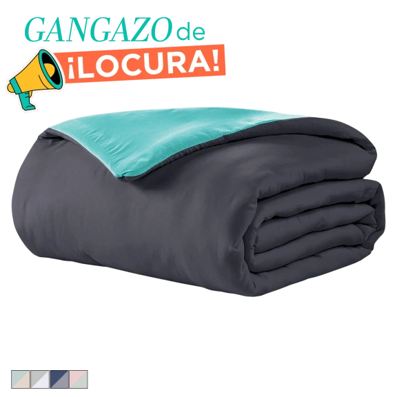 Ella Jayne Juego de Edredón Reversible Liviano con Alternativa al Plumón