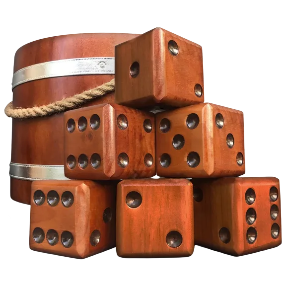 The Giant Wooden Dice Set
