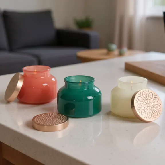 6-Pack: Papier & Chaud Scented Candle with Metal Lid