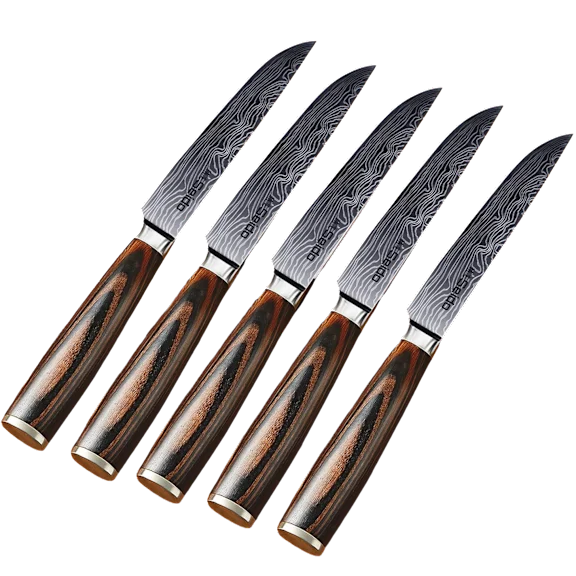 The Straight-Edge Steak Knife Set