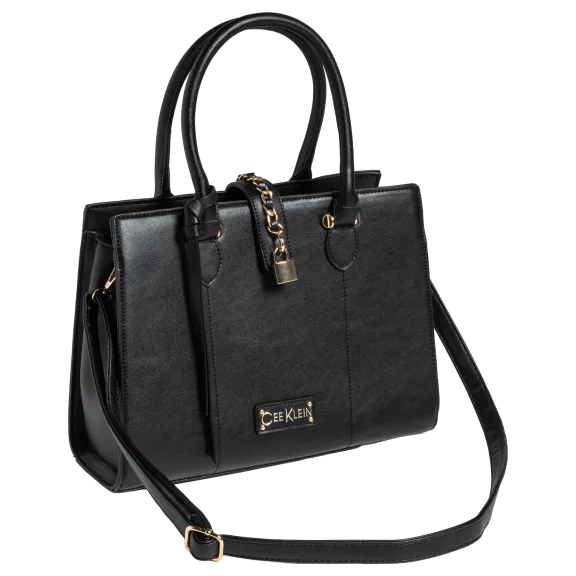 Cee Klein Satchel Handbag with Top Zipper