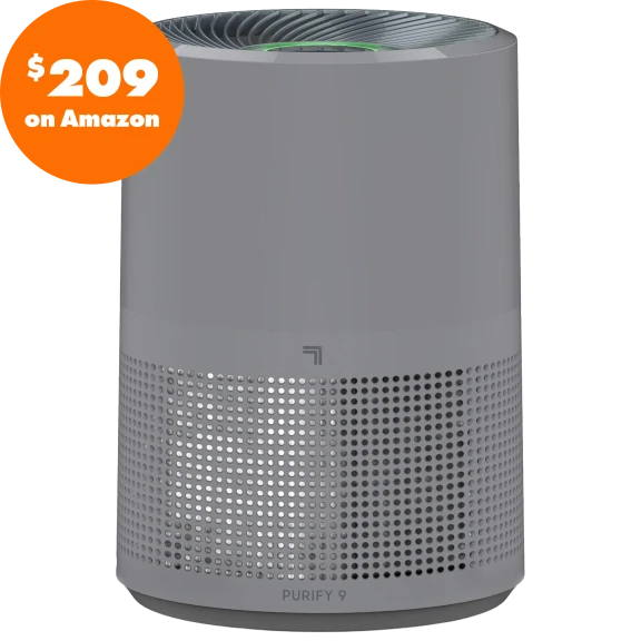 Sharper Image PURIFY 9 Triple Stage HEPA Large Room Air Purifier