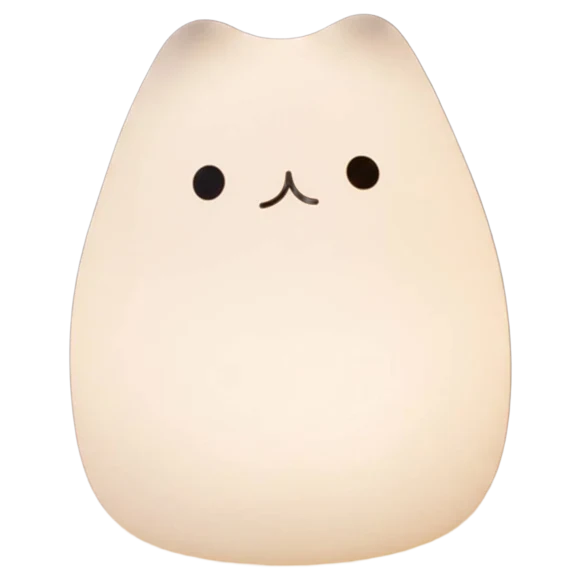Infinite Basics Color Changing Soft Silicone Cat Night Light