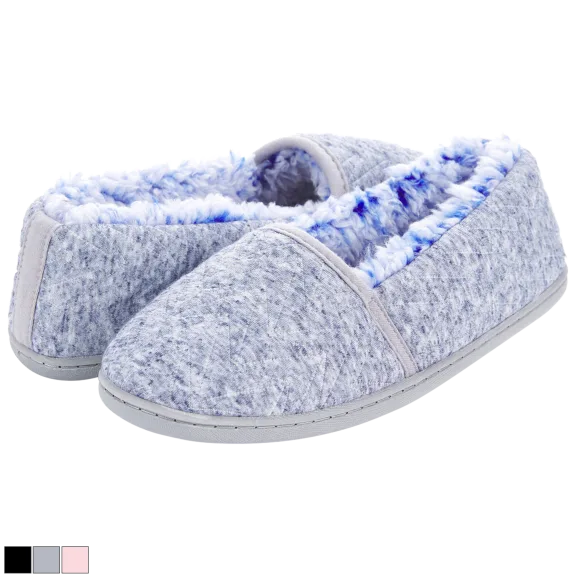 Floopi Women’s Chloe Closed-Back Quilted Slippers