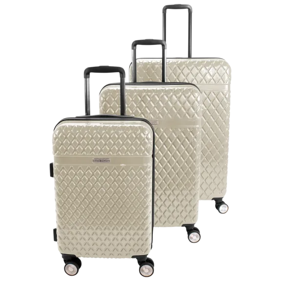 Kathy Ireland Yasmine Juego de Equipaje Rígido de 3 Piezas