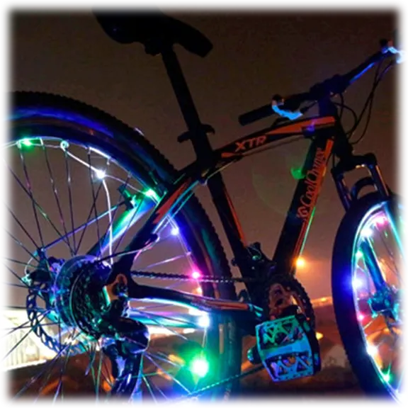 2-Pack: Liger Bicycle Glowing Wheel LED Lights