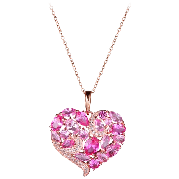 Morgan & Paige Magnificent 14k Rose Gold Over Silver Medallion Necklace