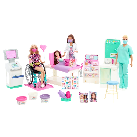 The Barbie Careers Medical Care Playset