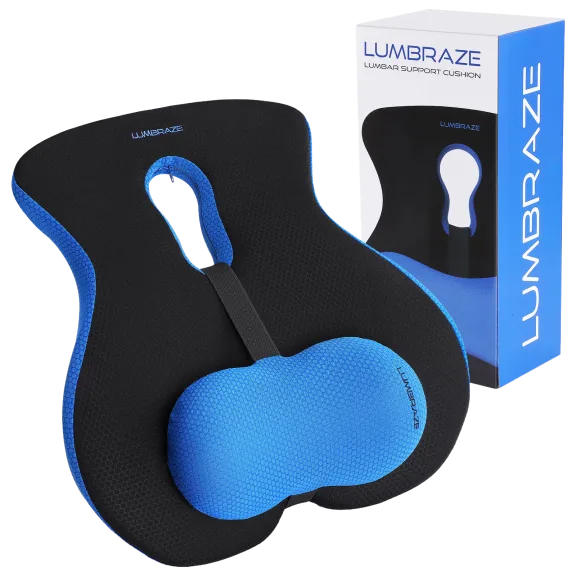 Lumbraze Ergonomic Back Relief & Lumbar Support Cushion
