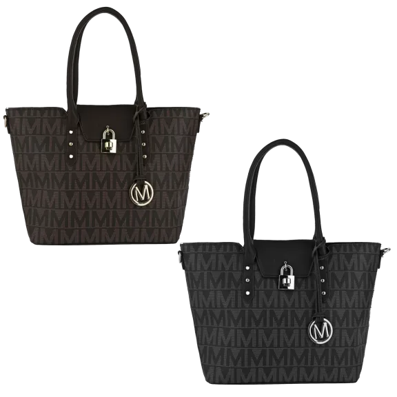 Studded Tote by Milan Imports