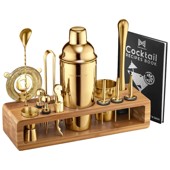 Mixology 23-Piece Gold Bartender Set