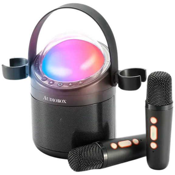 Audiobox Portable Karaoke Machine with 2 Wireless Microphones