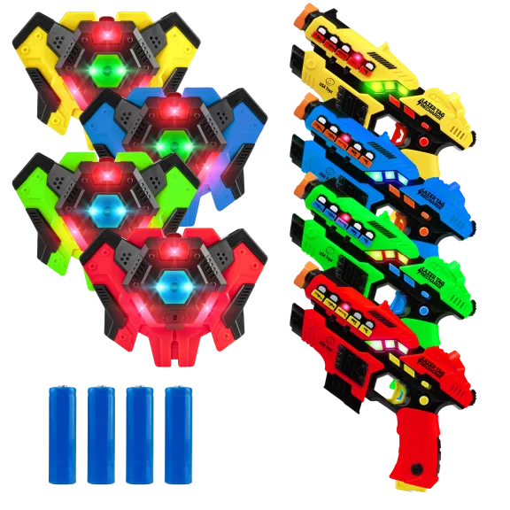 4-Pack: USA Toyz Rechargeable Laser Tag Game