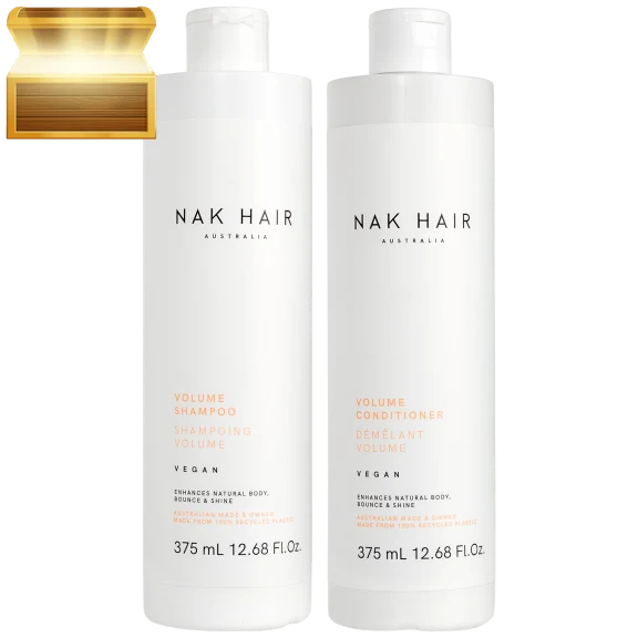 2-Pack: NAK Hair Volume Shampoo + Conditioner