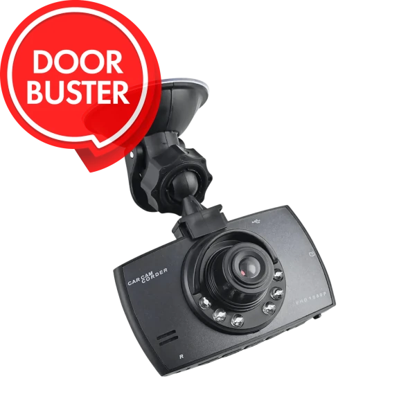 Lifeware Ultra Slim 1080P Dash Cam with 2.4" Screen