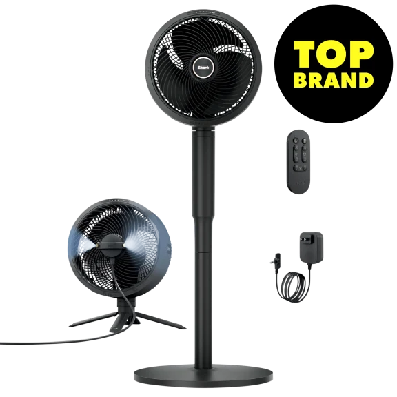 Shark FlexBreeze Fan w/Misting Attachment Black (Certified Renewed)