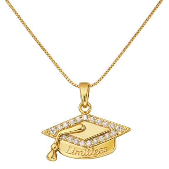 Hollywood Sensation Alessandra Limitless Graduation Cap Pendant Necklace