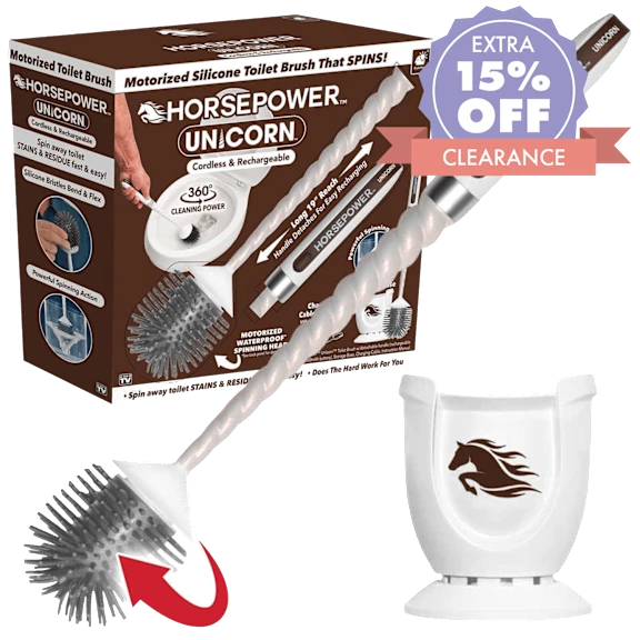 Horsepower Unicorn Toilet Spin Scrubber