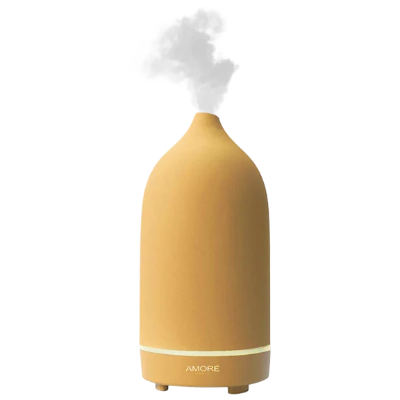 Amore Paris White Marble Ultrasonic Essential Oil Diffuser