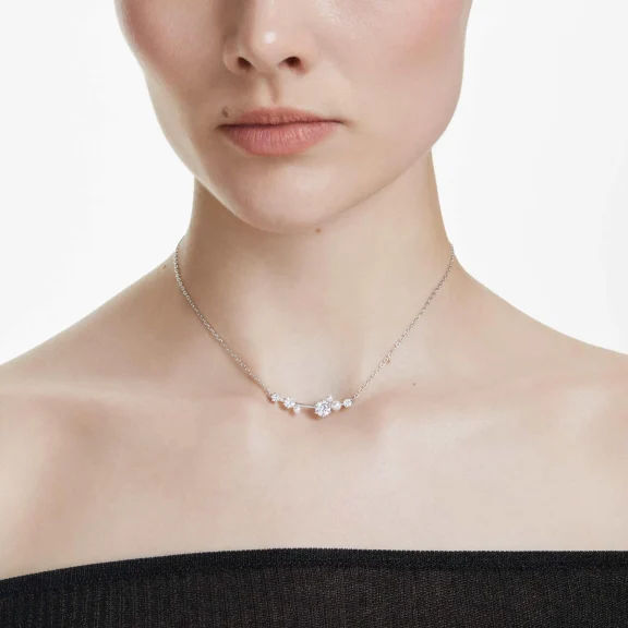 The Crystal Pearl Cluster Necklace