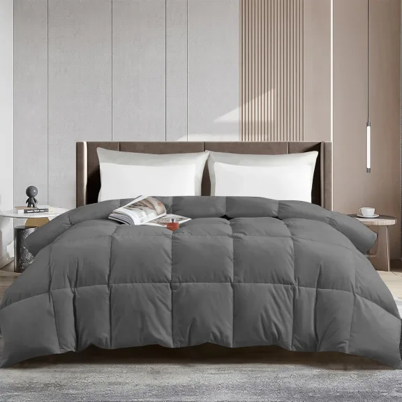 Hannah Linen Down Alternative Comforter Duvet Insert