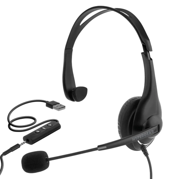 HyperGear V100 Office Professional Wired Headset
