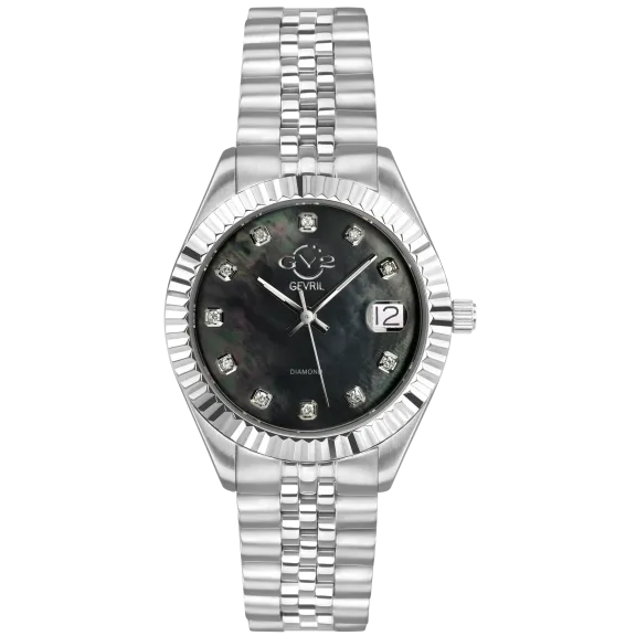 GV2 by Gevril Naples Swiss-Made Quartz Diamond Watch for Women